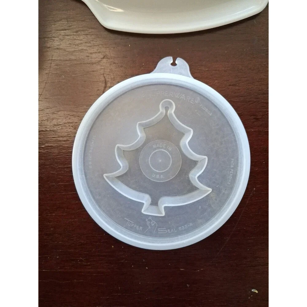 Vintage Tupperware White Jel-N-Serve Jello Mold, Tray, 4 Inserts Jello